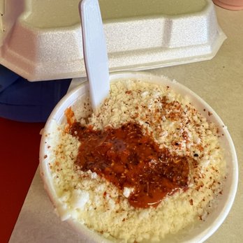 Raspados Colimas - Elotes corn - Food Trucks Near Me - Lubbock, Texas