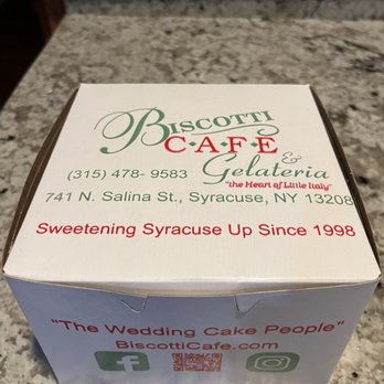 Biscotti Cafe & Pastry Shop - Bakeries Near Me - Syracuse, New York