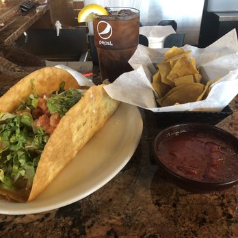El Mezcal - Taco Salad and hot tortilla chips. - Mexican Near Me - Marshfield, Wisconsin