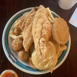 catfish, shrimp, fried green tomatoes catfish, shrimp, fried green tomatoes