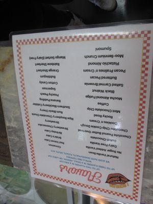 Menu photo 1 I Scream Ice Cream Albuquerque, NM