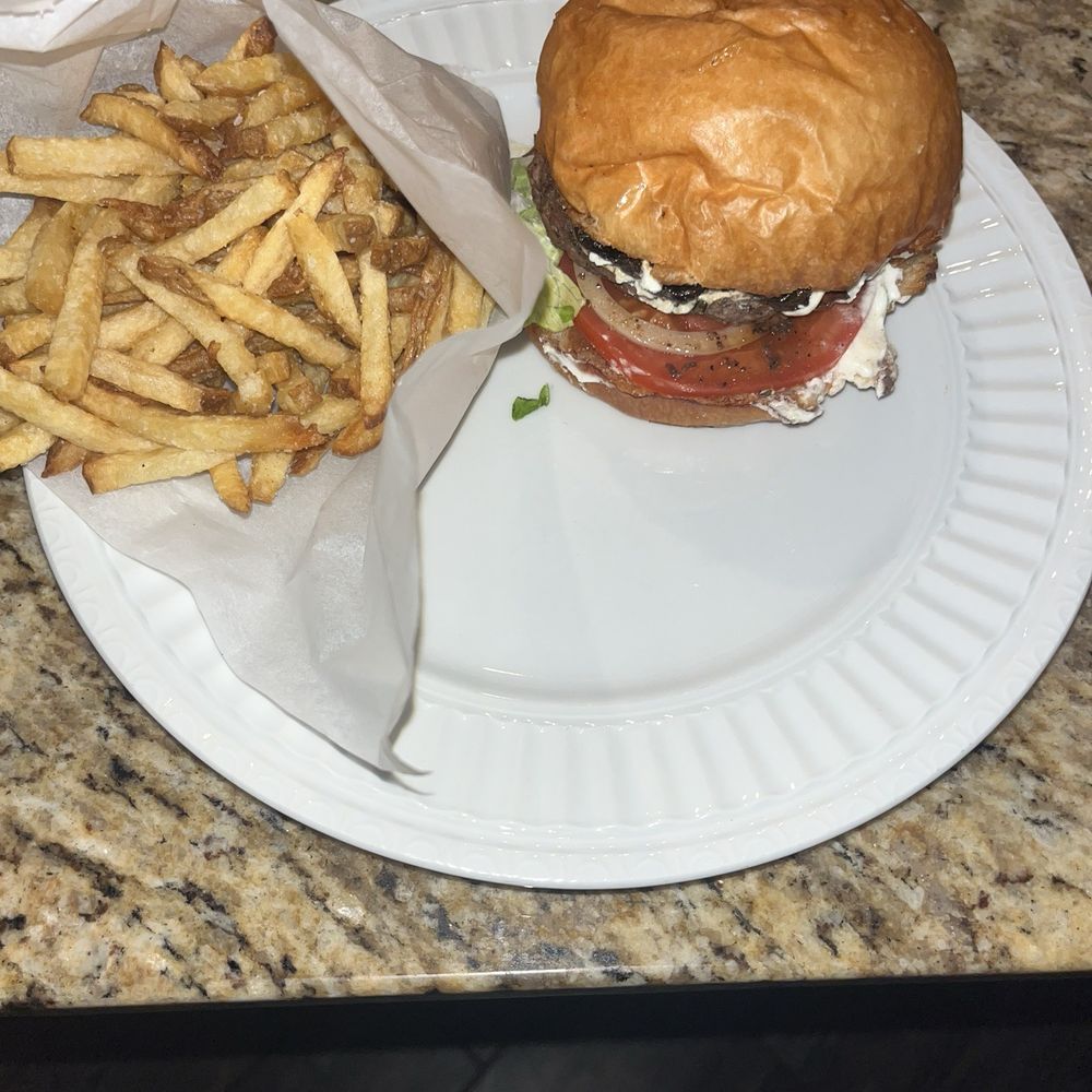 Hopdoddy Burger Bar - Mushroom burger with fries - Burgers Near Me - Shreveport, Louisiana Hopdoddy Burger Bar - Mushroom burger with fries - Burgers Near Me - Shreveport, Louisiana
