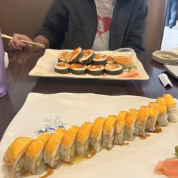 Mango Roll and Mother roll. Delicious and best sushi in Jackson Mango Roll and Mother roll. Delicious and best sushi in Jackson