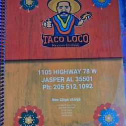 Menu cover