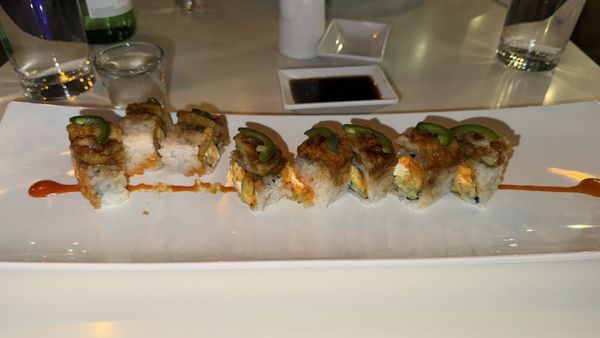 Fat Salmon Sushi by null