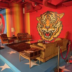 Aviator Nation - Stage/seating by dressing room
