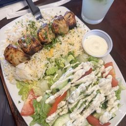Chicken Kabob Plate