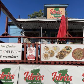 Idriss - outside area - Mediterranean Near Me - Ottawa, Ontario