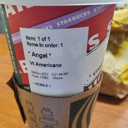 Wrong order. Ordered a flat white. Wrong order. Ordered a flat white.