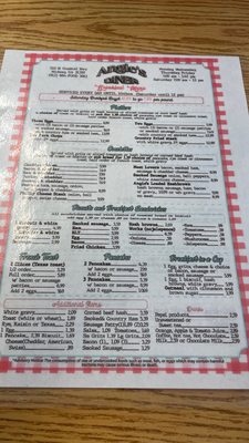 Menu photo 2 Angie's Diner Midway, GA