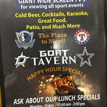 The Goat Tavern - Sports Bars Near Me - Roanoke, Texas The Goat Tavern - Sports Bars Near Me - Roanoke, Texas