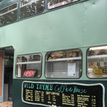 Wild Thyme Coffee House - a double decker bus - Cafes Near Me - Capital Regional District, British Columbia Wild Thyme Coffee House - a double decker bus - Cafes Near Me - Capital Regional District, British Columbia