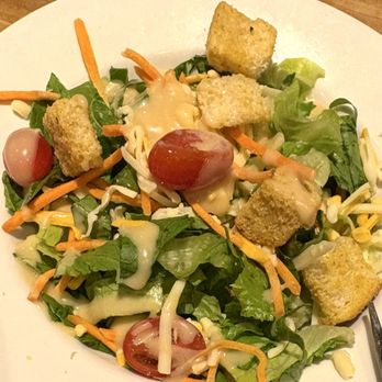 Cheddar's Scratch Kitchen - Side salad included with Chicken Pot Pie / Honey Lime Dressing was so good. - American Near Me - Lutz, Florida