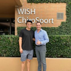 WISH ChiroSport - Dr. Wishmyer & Corey Seager of Los Angeles Dodgers