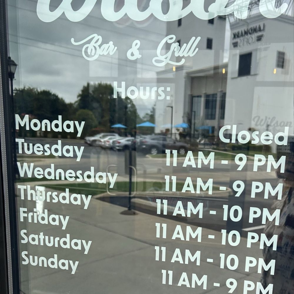Wilson's Bar & Grill - Hours - American Near Me - Hilliard, Ohio Wilson's Bar & Grill - Hours - American Near Me - Hilliard, Ohio