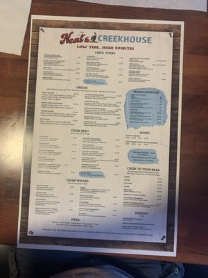 Menu photo 6 Neal’s Creekhouse Murrells Inlet, SC Menu photo 6 Neal’s Creekhouse Murrells Inlet, SC
