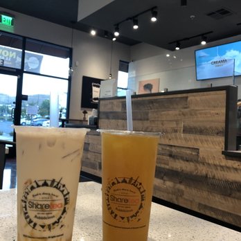 Sharetea - Fresh milk with pudding and mango green tea! - Coffee & Tea Near Me - Chino Hills, California Sharetea - Fresh milk with pudding and mango green tea! - Coffee & Tea Near Me - Chino Hills, California