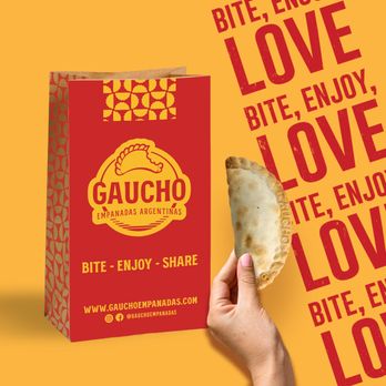 Gaucho Empanadas - a hand holding a box of empanadas - Empanadas Near Me - Long Beach, California
