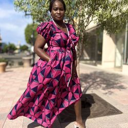CoquetteKouture Top Diversified African Fashion  - Maxi skirt set