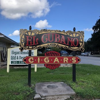 El Cubano Cigars - a sign for el cubano - Tobacco Shops Near Me - League City, Texas