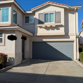 DND Pro Painting - Before picture. Taken by HOA. Notice faded shutters, that do not match color of garage. - Painters Near Me DND Pro Painting - Before picture. Taken by HOA. Notice faded shutters, that do not match color of garage. - Painters Near Me