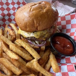 Boom Boom Burger with Fries