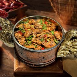 Ginger Stir fried chicken爆炒走地鸡