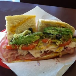 8" torpedo - ham, turkey, salami, pepperoni.