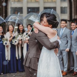 Alchemedia Studios - Doris and Johnny's beautiful snowy wedding in DUMBO