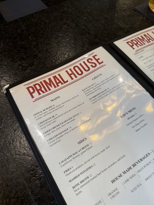 Menu photo 2 Primal House Paso Robles, CA Menu photo 2 Primal House Paso Robles, CA