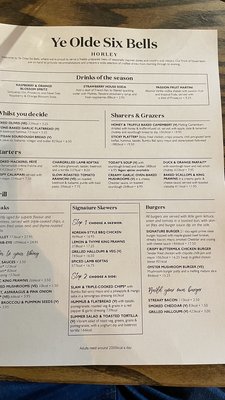 Menu photo 2 Ye Olde Six Bells Horley, SRY Menu photo 2 Ye Olde Six Bells Horley, SRY