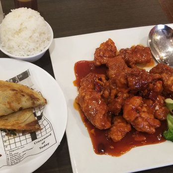 Reren Lamen & Bar - Spicy General Tao's chicken and grandma style pancakes. - Ramen Near Me - Washington, DC, District of Columbia Reren Lamen & Bar - Spicy General Tao's chicken and grandma style pancakes. - Ramen Near Me - Washington, DC, District of Columbia