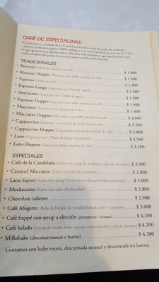 Menu photo 6 Café de la Candelaria Santiago, RM Menu photo 6 Café de la Candelaria Santiago, RM