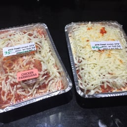 Chicken parm and eggplant parm w cooking instructions