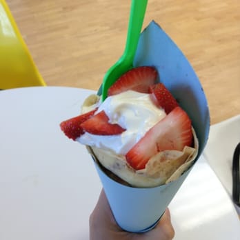 Sweet and Shavery - Strawberry +Nutella + whip cream +Vanilla custard crepe! - Desserts Near Me - Davis, California Sweet and Shavery - Strawberry +Nutella + whip cream +Vanilla custard crepe! - Desserts Near Me - Davis, California