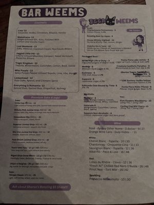 Menu photo 1 Bar Weems North Charleston, SC