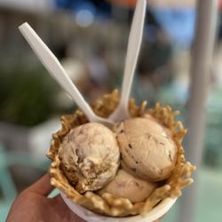 Elite Week: Jeni's Splendid Ice Cream - Rice Village - Toasted S'mores Salted Peanut Butter with Chocolate Flecks Strawberry Pretzel