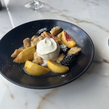 Spago - Peach cobbler - New American Near Me - Las Vegas, Nevada