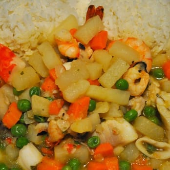 El Inka - Caucau de mariscos - fish/seafood stew with rice - To Go - Latin American Near Me - Portland, Oregon