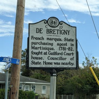 De Bretigny Historical Marker - De Bretigny Historical Marker, New Bern - Landmarks & Historical Buildings Near Me - New Bern, North Carolina De Bretigny Historical Marker - De Bretigny Historical Marker, New Bern - Landmarks & Historical Buildings Near Me - New Bern, North Carolina