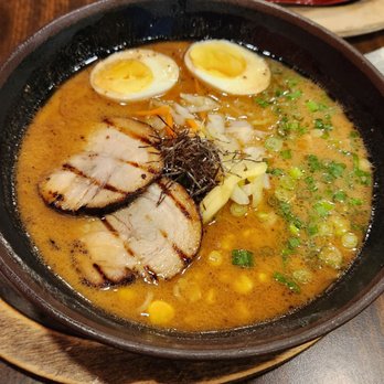 NOMA Sushi and Ramen - Black Garlic Tonkatsu Ramen (delicious!) - Sushi Bars Near Me - Rocklin, California NOMA Sushi and Ramen - Black Garlic Tonkatsu Ramen (delicious!) - Sushi Bars Near Me - Rocklin, California