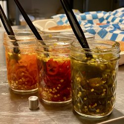 Perspective Eatery - Sweet & Spicy burger "Cowboy Candy" levels 1-3!