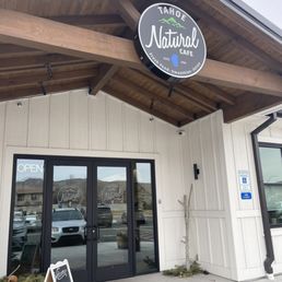 Exterior outside entrance of Tahoe Natural Cafe - Tahoe Natural Cafe in South Reno. Julie A - Reno, Nevada Exterior outside entrance of Tahoe Natural Cafe - Tahoe Natural Cafe in South Reno. Julie A - Reno, Nevada