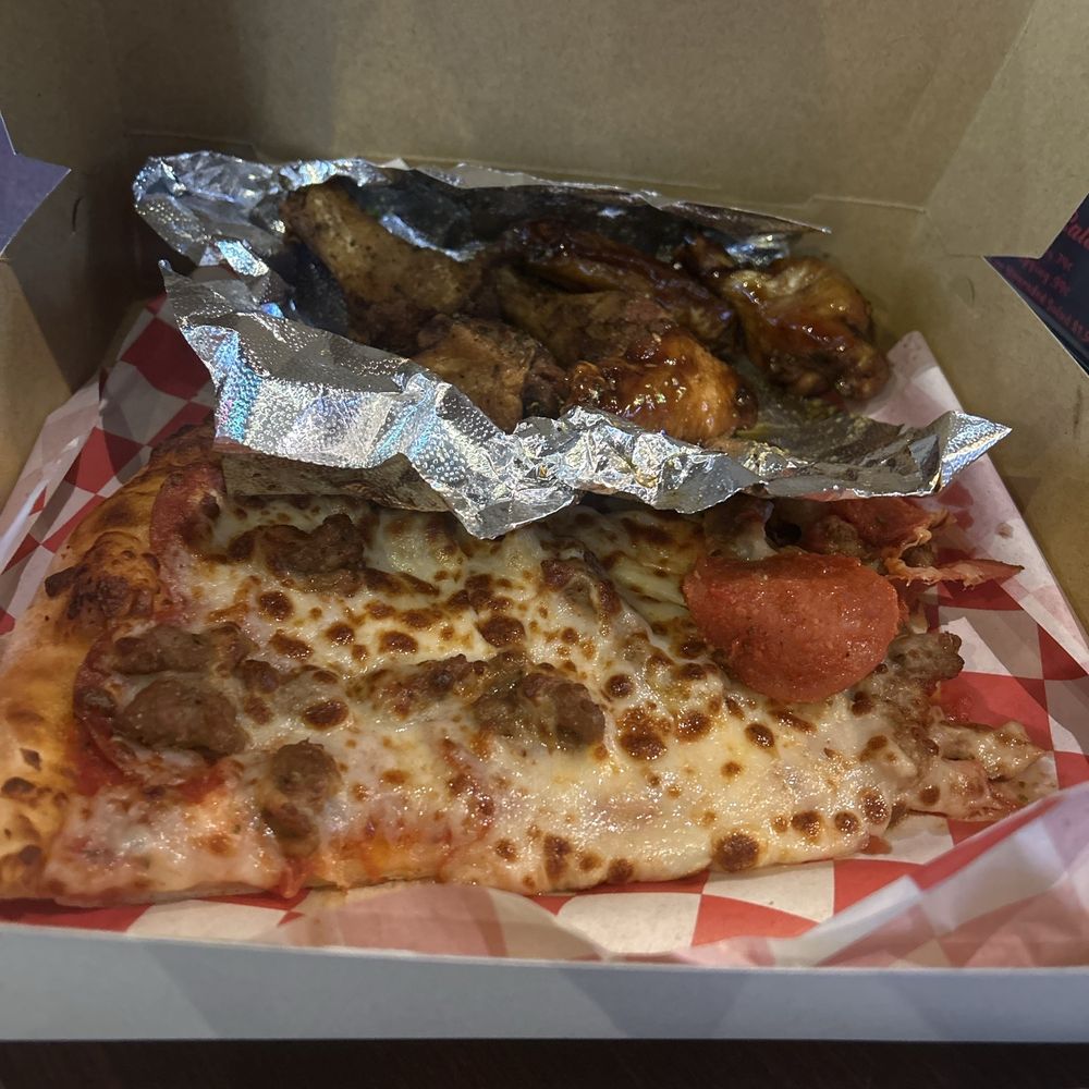 Anthony’s Pizzeria - My to go plate - Pizza Near Me - Fayetteville, Georgia