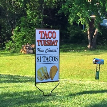 Mazatlan - a taco tuesday sign in a field - Mexican Near Me - Lexington, North Carolina