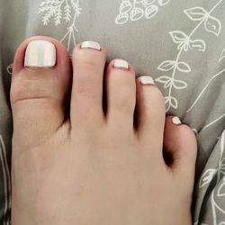 Joy Spa & Nail - Deluxe pedicure with unicorn shimmer