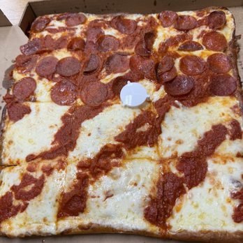 Brother's Pizzeria - Sicilian style 1/2 pepperoni 1/2 Cheese  (Sicilian (12 Slices)) - Salad Near Me - Winston-Salem, North Carolina