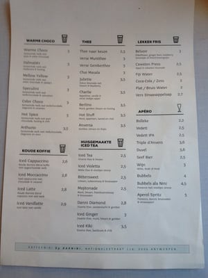 Menu photo 6 Kaffeenini Antwerp, VAN Menu photo 6 Kaffeenini Antwerp, VAN