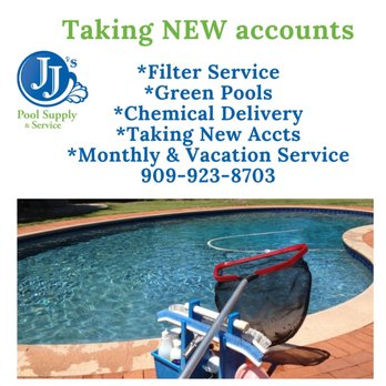 1. JJ's Pool Supply Service