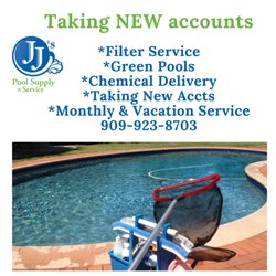 JJ's Pool Supply Service - Now TAKING New accounts!!!!
